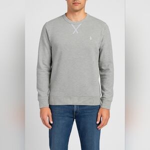 An Original Penguin Men's Gray Sweater Size L Cotton 90%
